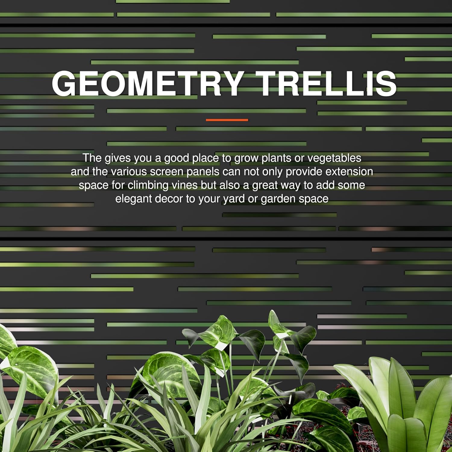 Casaphoria Metal Raised Garden Bed with Trellis and Wheels, 72"x47"x16" Planter Box for Climbing Plants, Vegetables & Vines, Features Drainage Holes and Privacy Screen (Black-Shine)