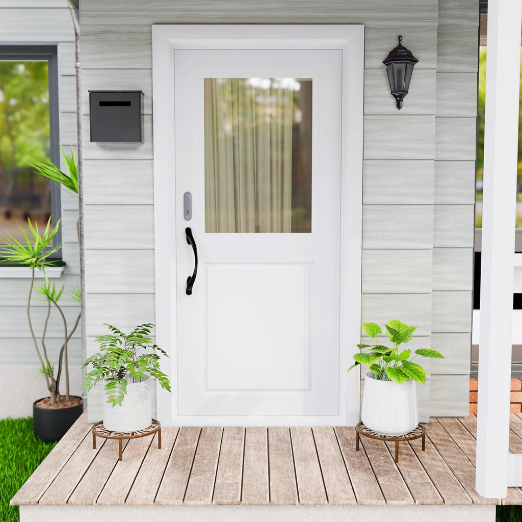 Brown Plant Stand Plant Holder - 10.24'' Short Flower Stand for Garden Courtyard, Heavy Duty Plant Rack for Multiple Plant Indoor or Outdoor.