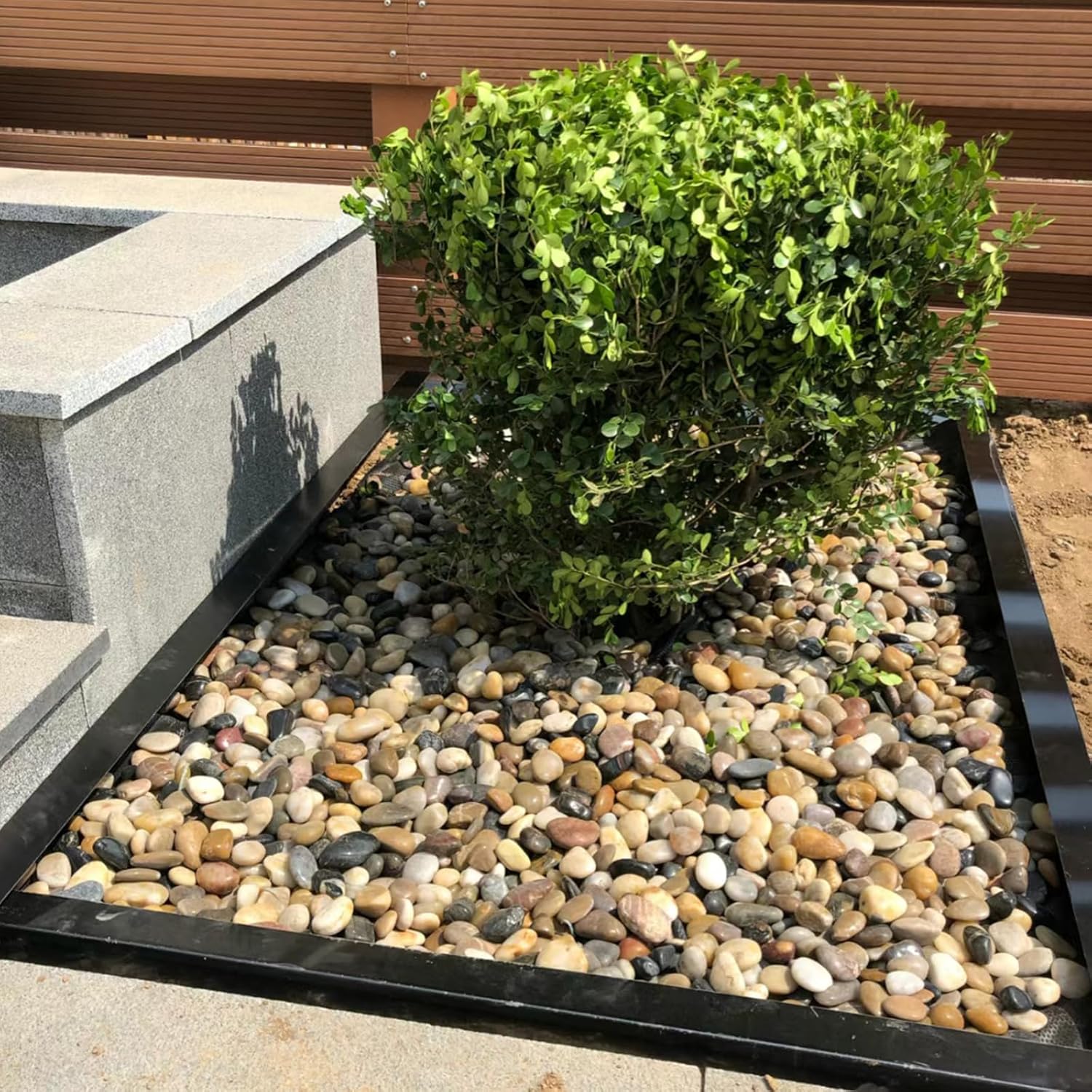 Large River Rocks for Landscaping, 3-4 Inch Mixed Colors Pebbles for Plants and Garden, Premium Rocks for Flower Beds, Indoor Fountains, Paths, Backyards, Fish Tanks(20lbs Bulk)