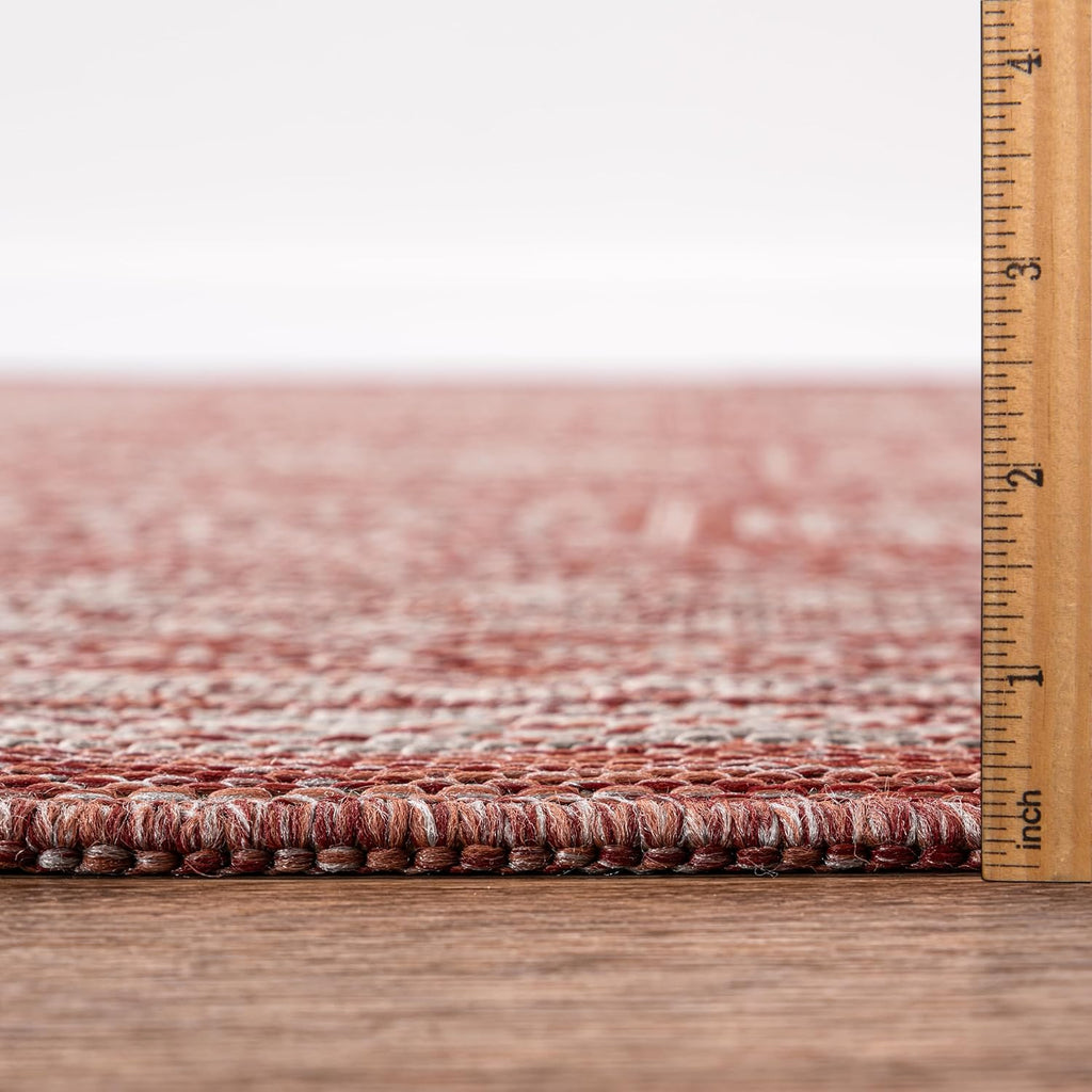 Keen Home Design Terrace Outdoor Runner Rug - 2x8 Washable Indoor/Outdoor Rug for Patio, Kitchen, Balcony, Beach, Garden, Deck and Porch, Size: 2'2"x7'7"