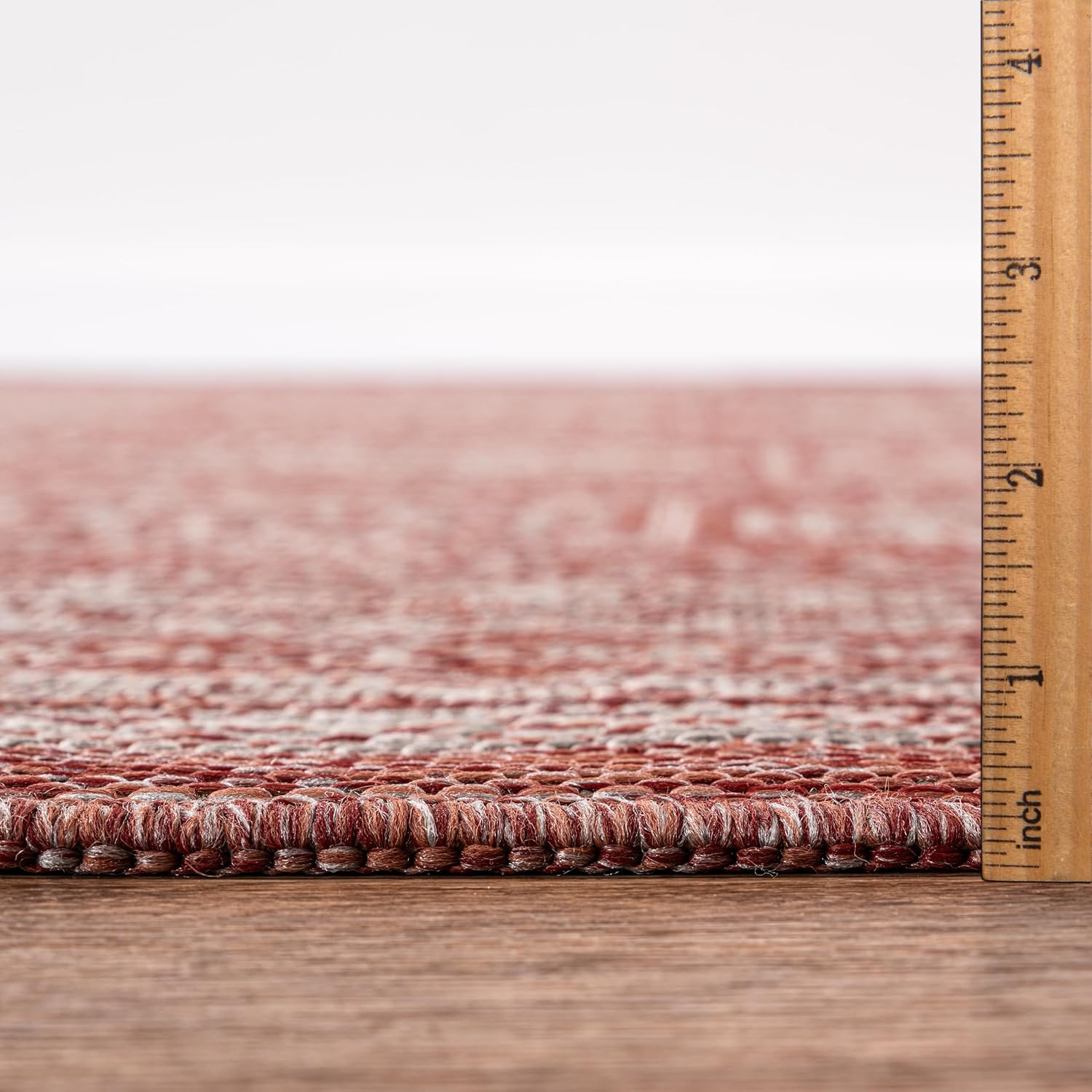 Keen Home Design Terrace Outdoor Area Rug - 4x6 Washable Indoor/Outdoor Rug for Patio, Kitchen, Balcony, Beach, Garden, Deck and Porch, Size: 3'10"x5'7"