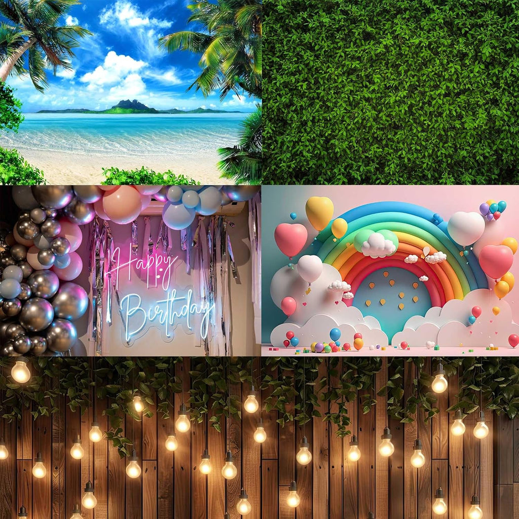 Aquarium Background Beautiful Colorful Coral Reef Aquatic Plants Terrarium Background Rock Tropical Fish Jungle Style Fish Tank Background Colorful Under Water View Aquarium Backdrop Vinyl 60x24in