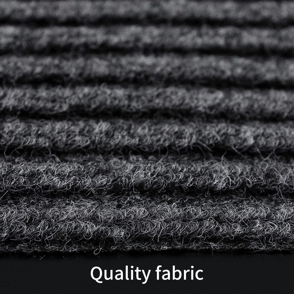 TANYOYO 3' X 10' Commercial Grade Door Floor Mat Brush Step Entrance Mat Vinyl Backed Utility Doormat Heavy Duty Floor Rugs Commercial Outdoor Carpet Indoor Entrance Mat