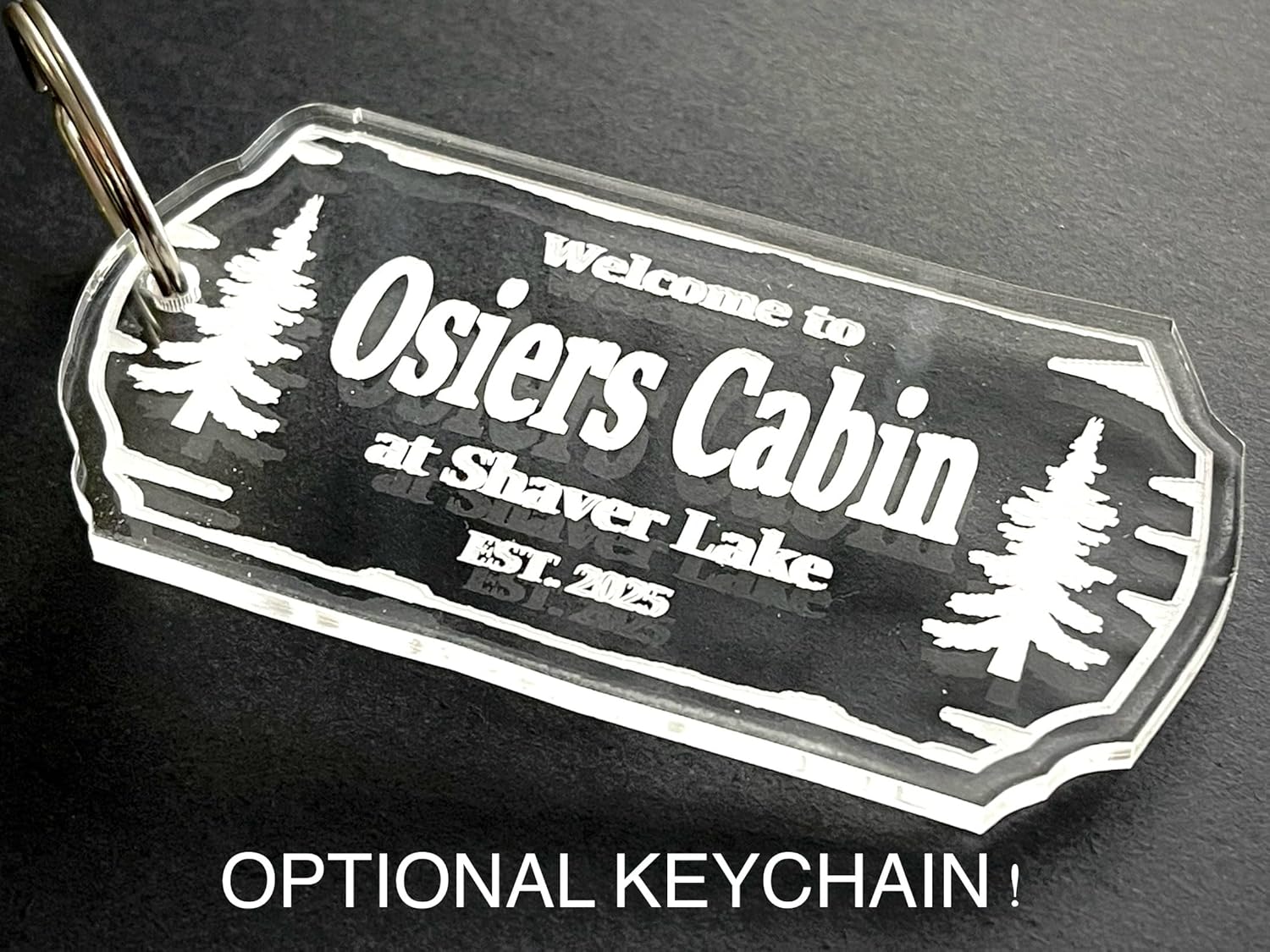 Personalized Cabin Sign Outdoor Wood Sign Welcome Sign Rustic Decor Custom Wood Sign