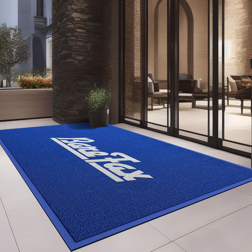 Custom Commercial Grade Floor Mat Doormat Entryway Area Rug Welcome Carpet for Business Home Indoor/Outdoor Non Slip Washable Durable