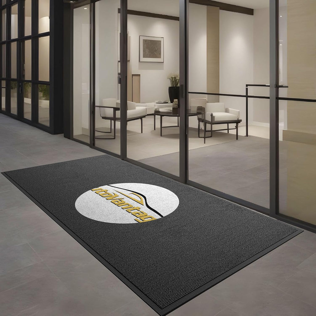 Custom Commercial Grade Doormat Floor Mat Entryway Area Rug Welcome Carpet for Business Home Indoor/Outdoor Non Slip Washable Durable