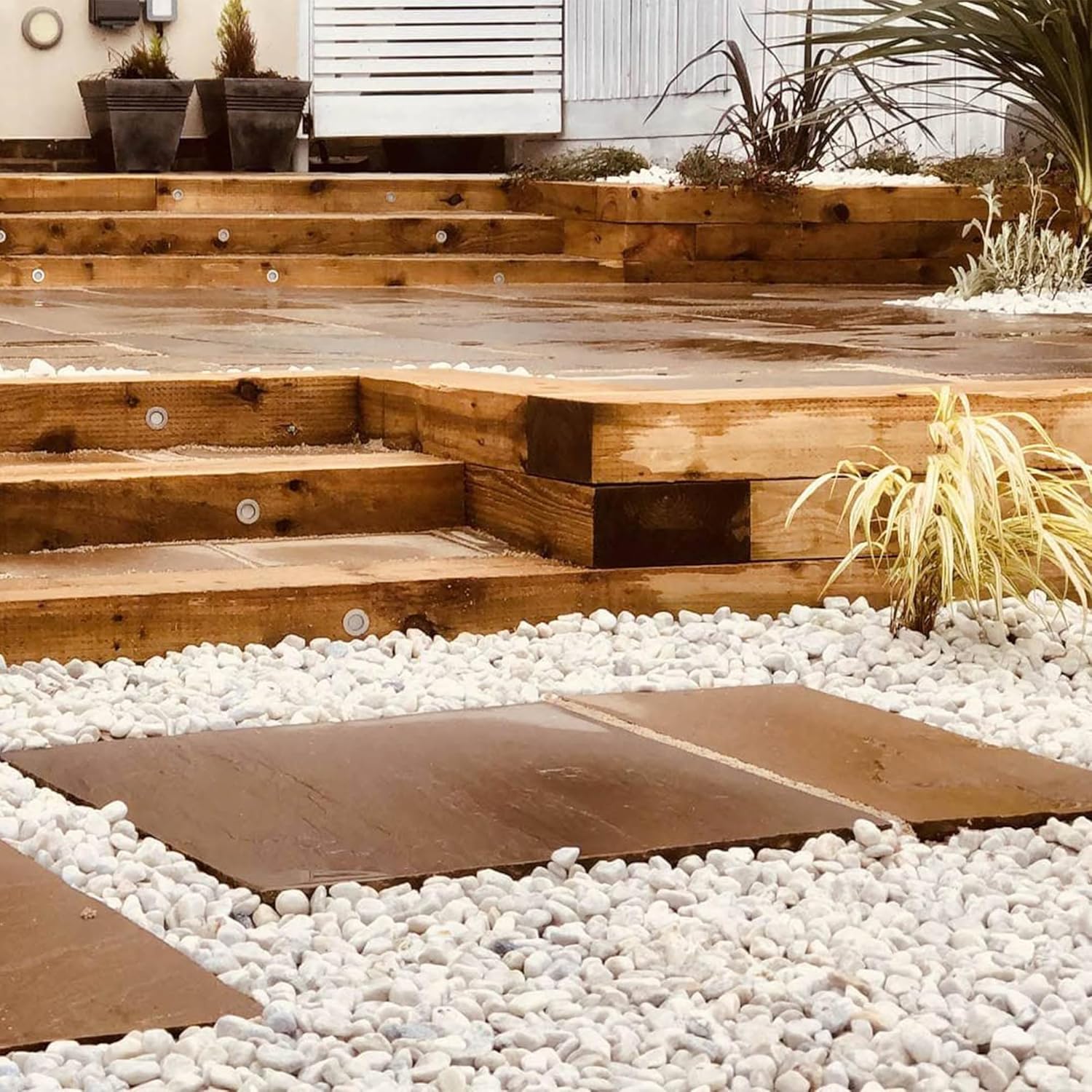 5lbs Large Pebbles for Indoor Plants, 2-3 Inch Natural White River Rocks for Aquarium, High Polished Decorative Stones for Vase Filler Fish Tank Landscaping Garden