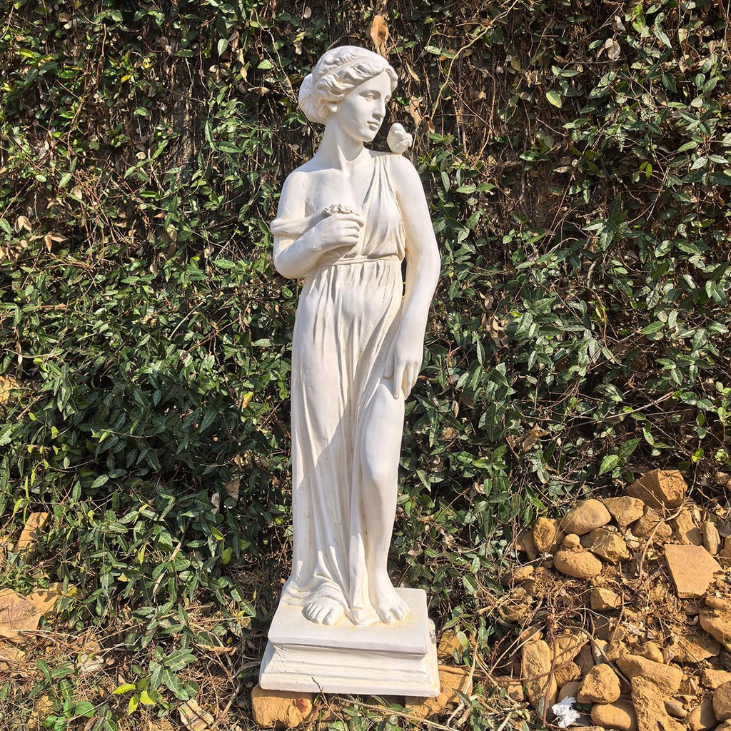 Outdoor Statue, Nymph Sculpture Goddess of Greek Mythology Roman Style for Garden Patio Yard Lawn Porch Decor (Nymph)