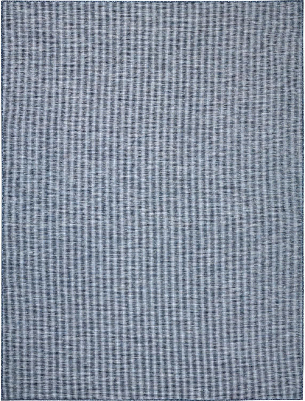 Nourison Positano Indoor-Outdoor Navy Blue 9' x 12' Area Rug, Easy Cleaning, Non Shedding, Bed Room, Living Room, Dining Room, Backyard, Deck, Patio (9x12)