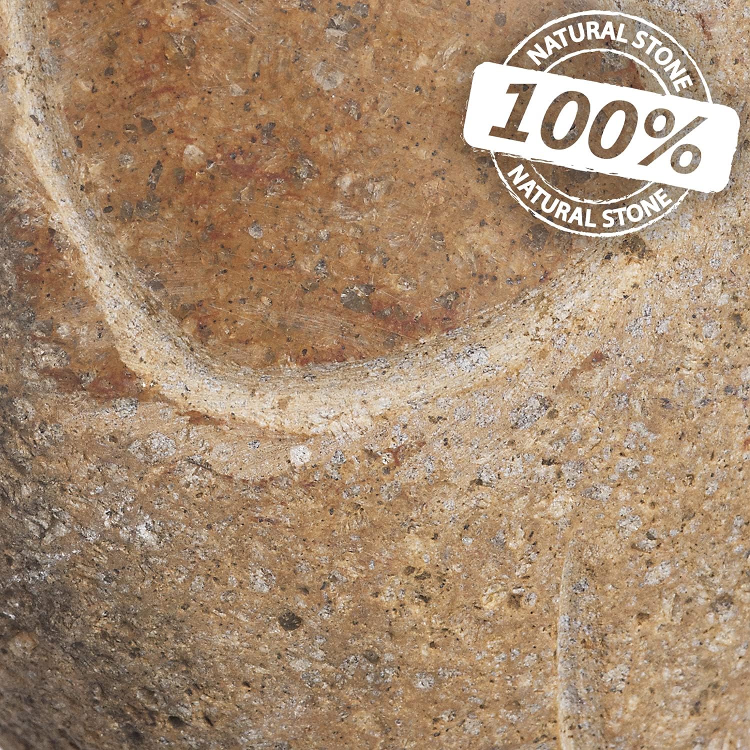 Mom and Dad Boulder Dog Set – Hand-Carved Granite Garden Statues – Natural Stone Animal Décor – 8" & 12", Weather-Resistant, Unique Gift Set