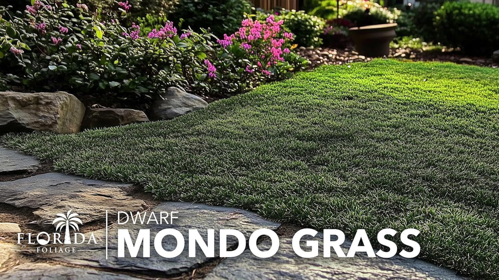 Dwarf Mondo Grass | 30 Live Plants | Japonicus Nanus | Shade Loving Evergreen Lilyturf Groundcover