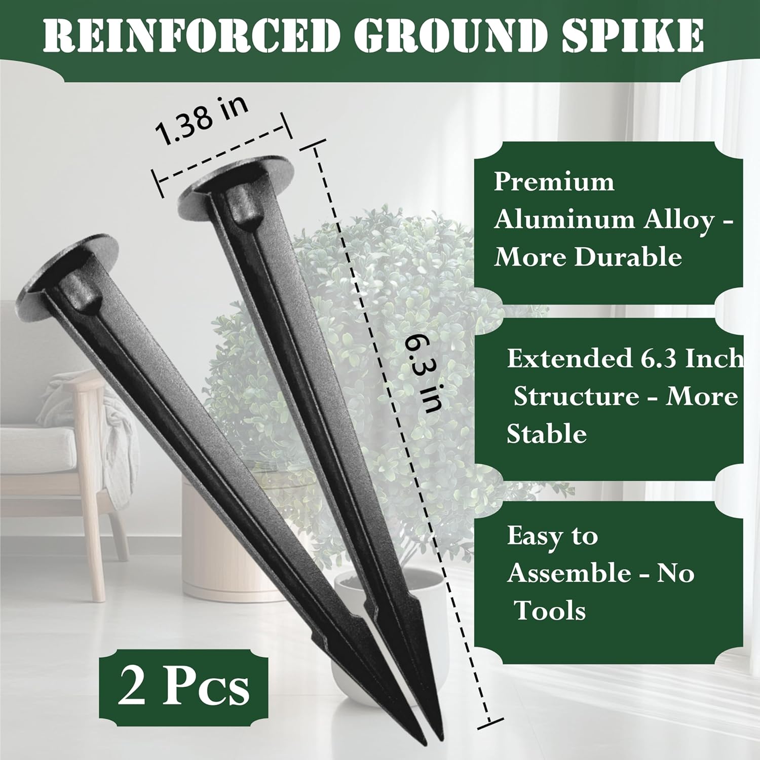 23.6 Inches Set of 2 Artificial Boxwood Topiary Ball Tree with Ground Spike, Faux Bushes UV Resistant Faux Greenery Shrubs, Fake Boxwood Plants for Indoor, Front Porch Decor, Garden, Yard