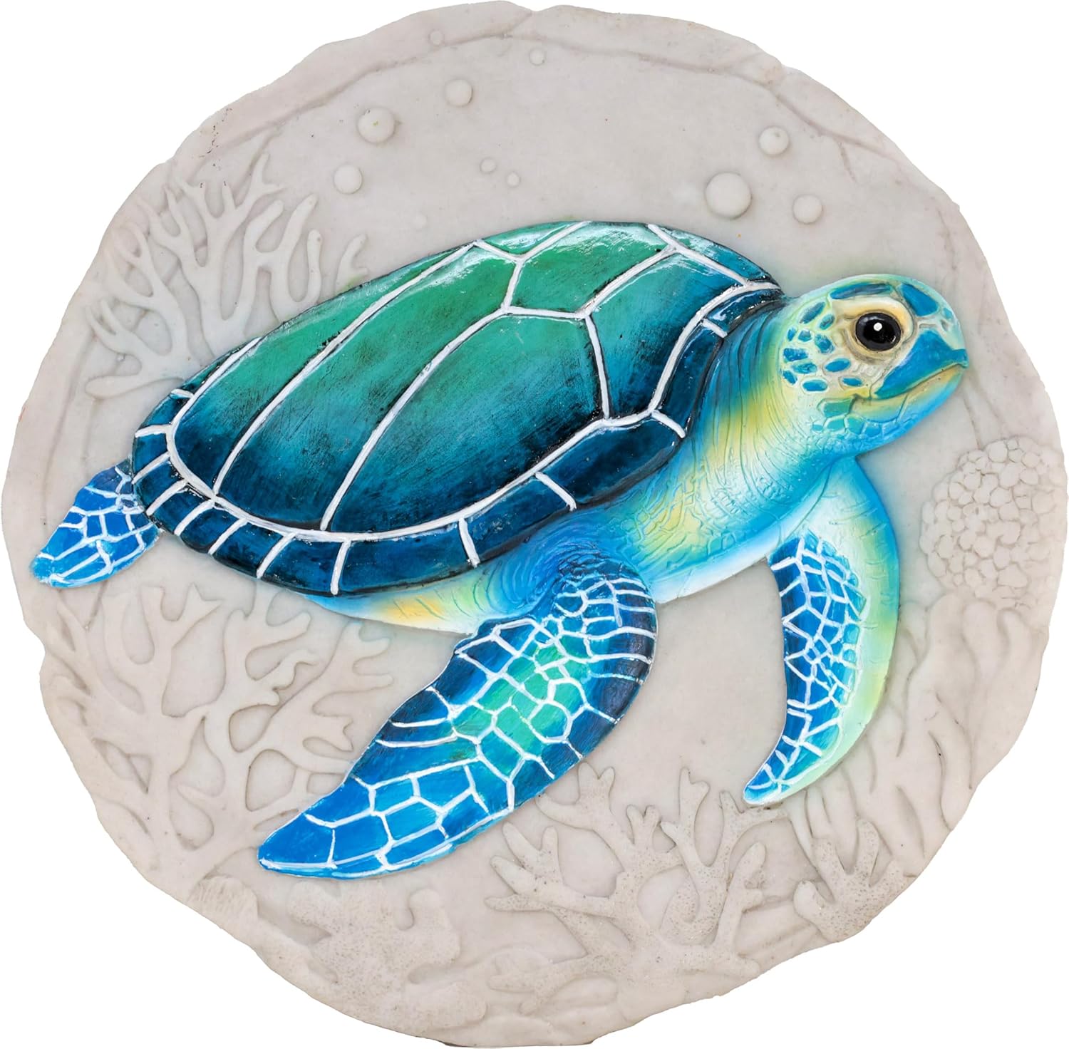 Spoontiques - Garden Décor - Sea Turtle Stepping Stone - Decorative Stone for Garden