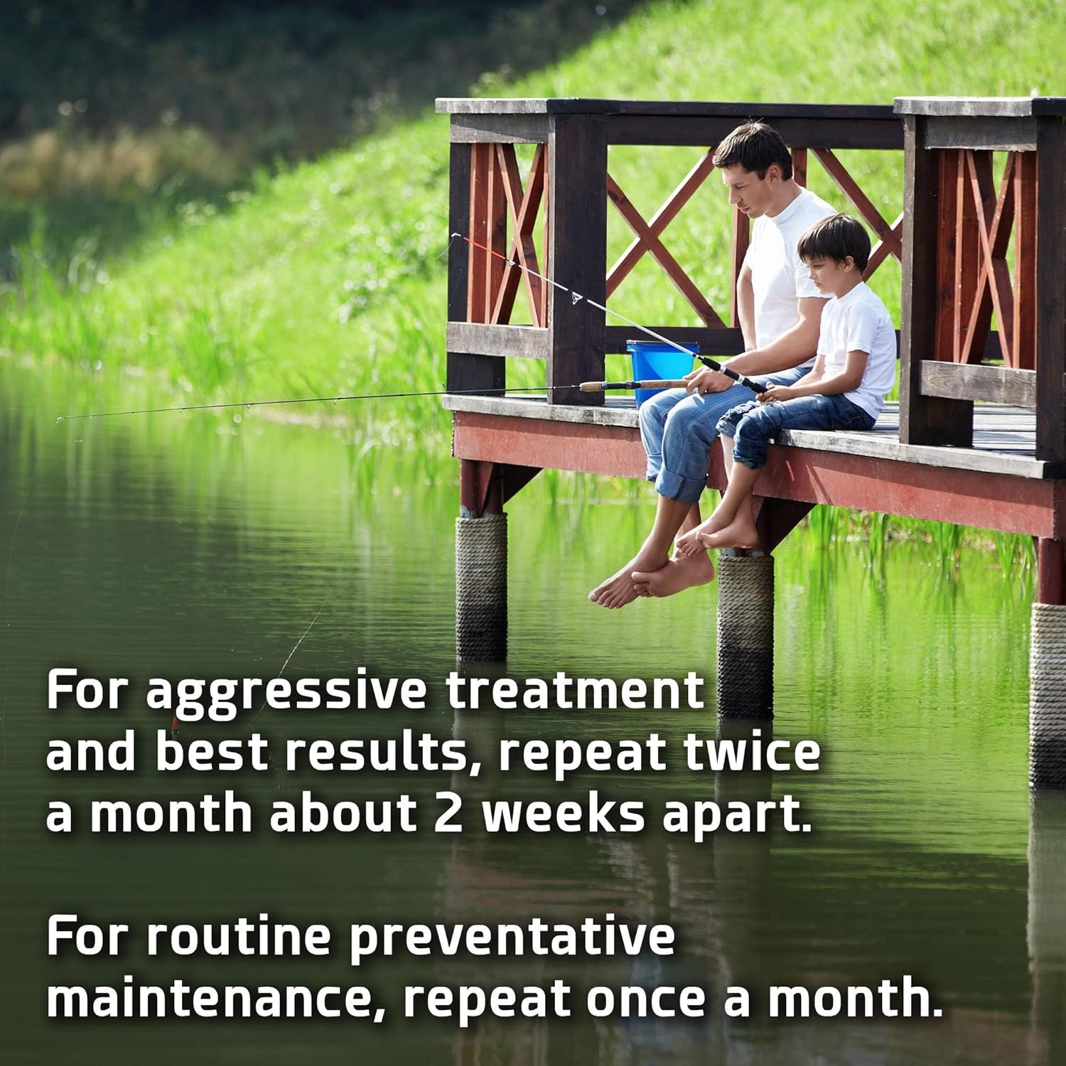 Pond Sludge Remover – 5 Pounds Beneficial Pond Bacteria & Enzyme Treatment - 100% Natural Muck Digester – Safe for All Aquatic Life and Recreation - Made in The USA