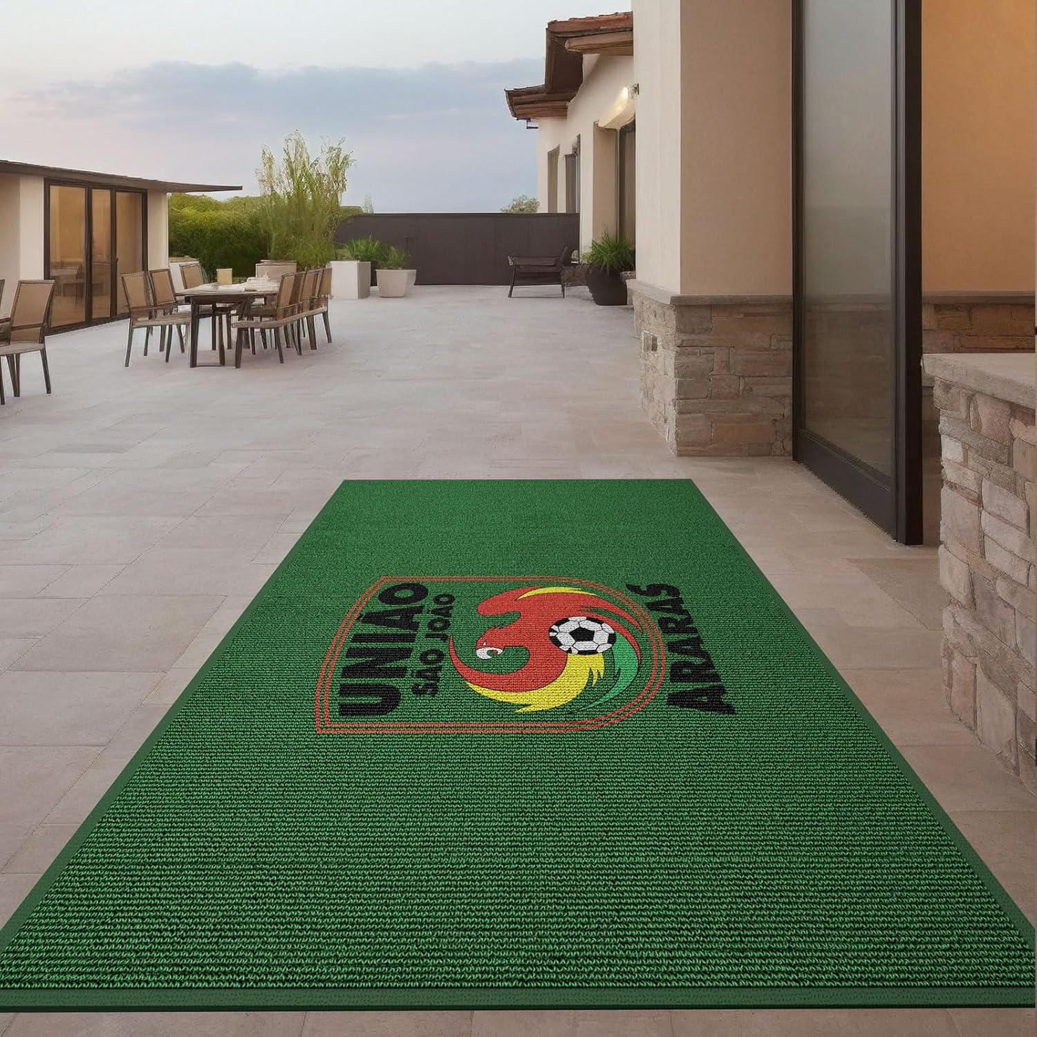 Custom Commercial Grade Area Rug with Any Size Color Logo Shape Floor Entryway Door Mat Welcome Carpet for Business Home Indoor/Outdoor Non Slip Washable Durable