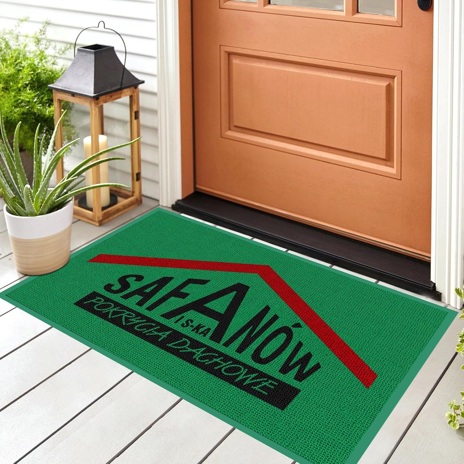 Custom Professional Area Rug with Any Logo Commercial Floor Entryway Door Mat Welcome Carpet for Business Home Indoor/Outdoor Non Slip Washable Durable