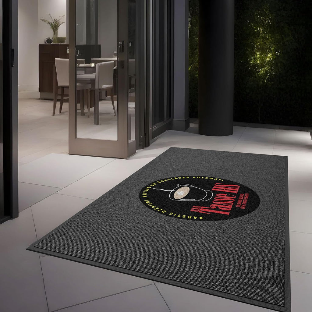 Custom Commercial Grade Doormat Floor Mat Entryway Area Rug Welcome Carpet for Business Home Indoor/Outdoor Non Slip Washable Durable