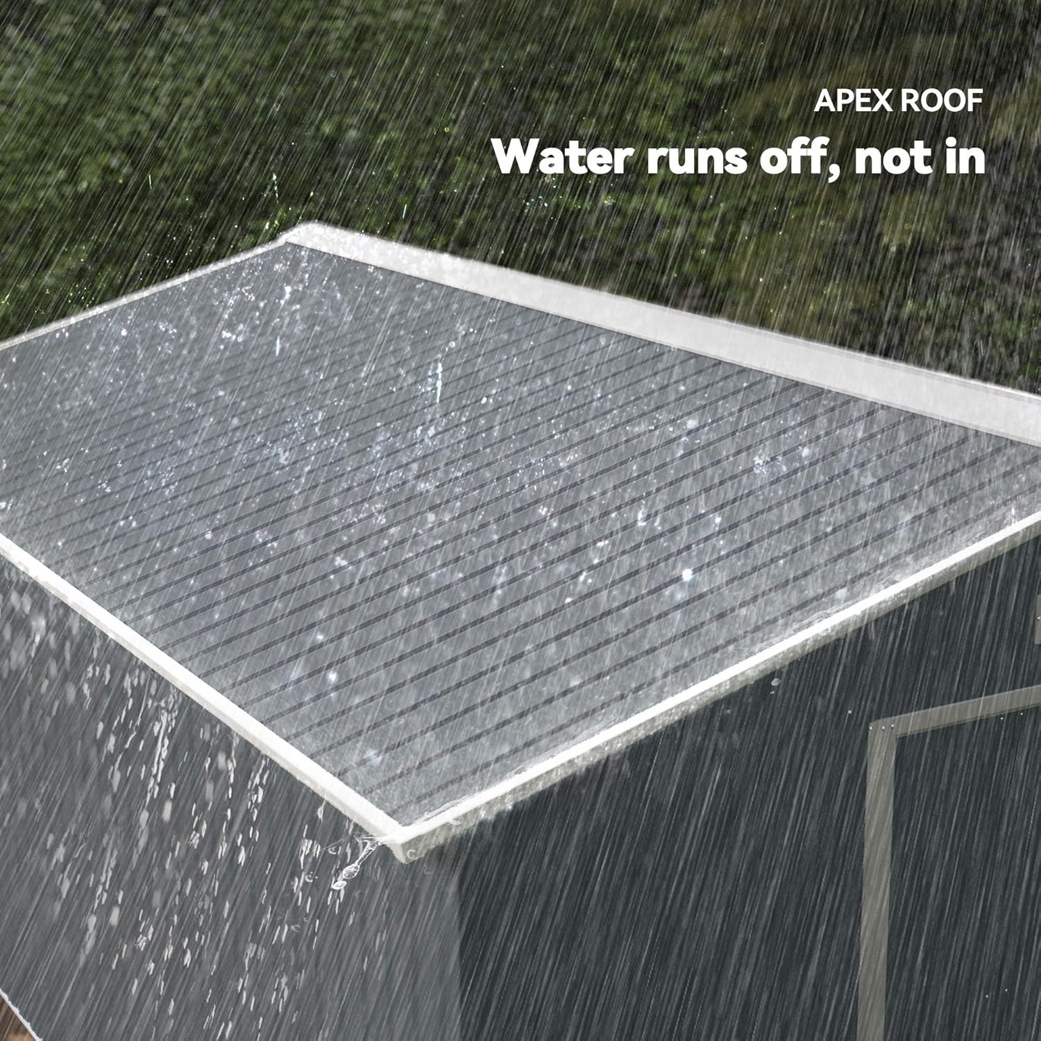 Outsunny 11' x 13' Outdoor Storage Shed, Garden Tool Metal Shed with Foundation Kit, Double Lockable Door, Air Vents and Sloping Roof, for Backyard, Patio, Lawn, Dark Gray