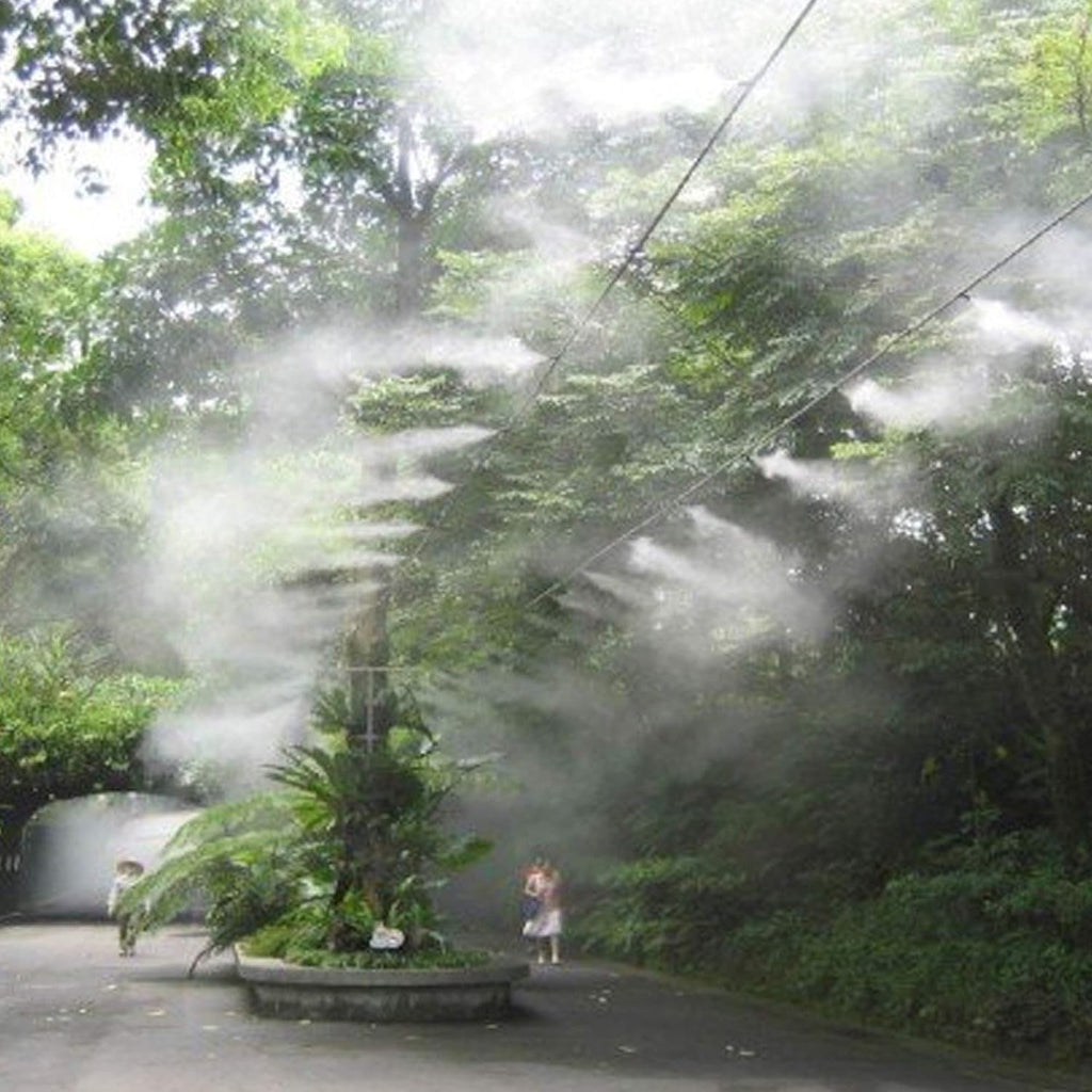 Brass Misting Nozzles 0.016" Orifice (0.4mm) 10/24 UNC, Water Mister Parts Fog Nozzles for Patio Misting System Outdoor Cooling System (30)