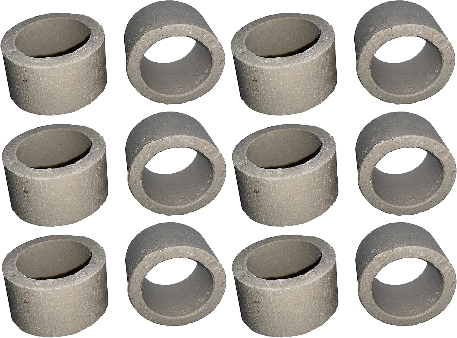 Aquarium Plant Weight Ceramic Ring Pot 12 Pack Plant Anchor Anti Floating Plants Water Plants Fix Ring Aquarium Plant Weights Pot by Awesome Aquatic (12 Pack Rings)