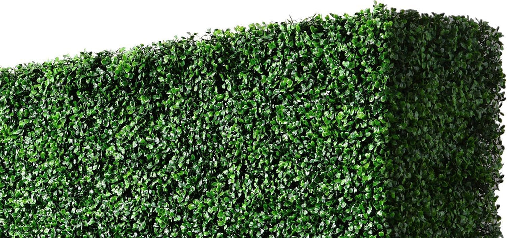 AGPL Artificial Hedge Wall Without Planter, Outdoor or Indoor Decorative Privacy Wall, Great for Balcony, Patio, Deck, TOP Cover Panel is Included ... (48" W*12" D*79" H)