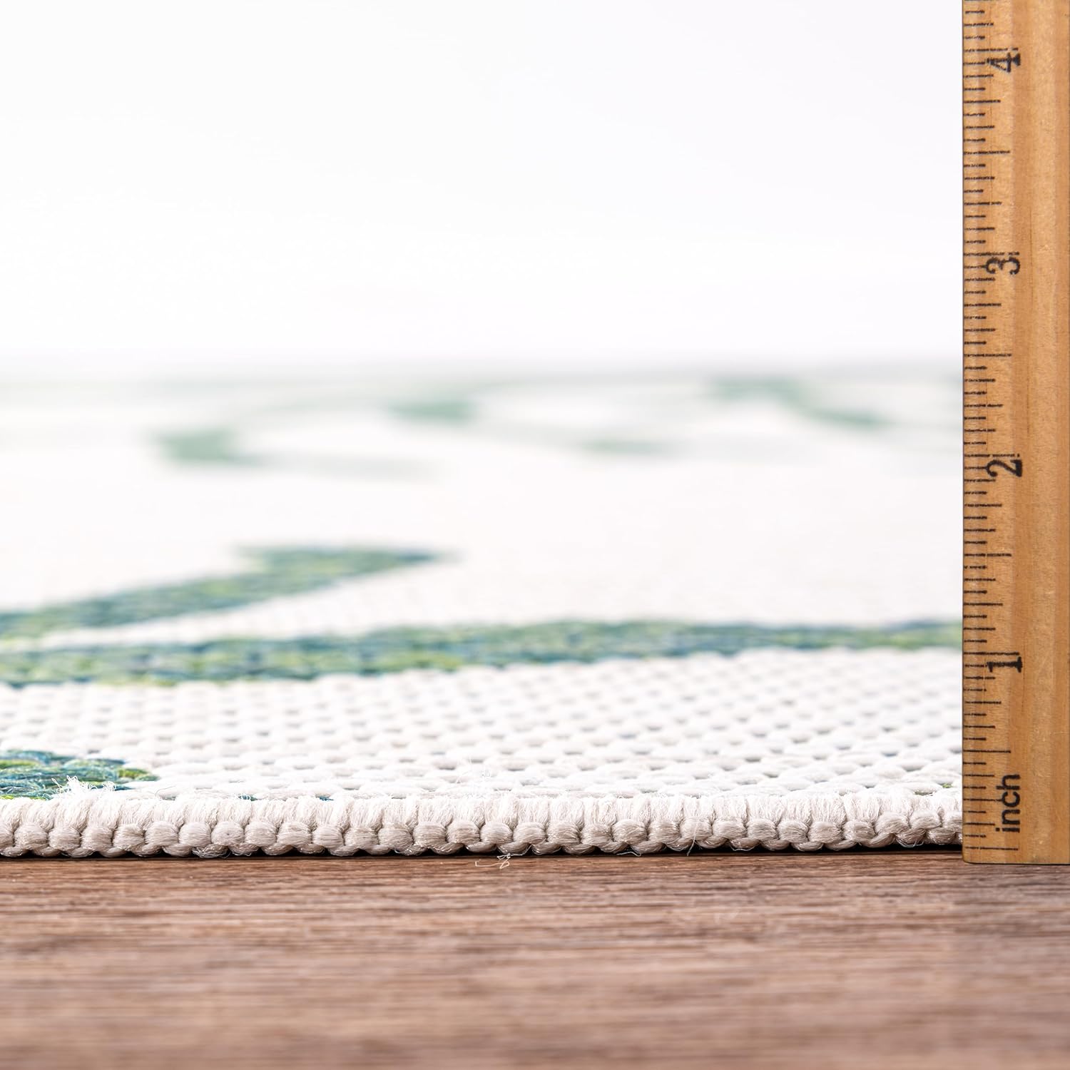 Keen Home Design Terrace Outdoor Runner Rug - 2x8 Washable Indoor/Outdoor Rug for Patio, Kitchen, Balcony, Beach, Garden, Deck and Porch, Size: 2'2"x7'7"