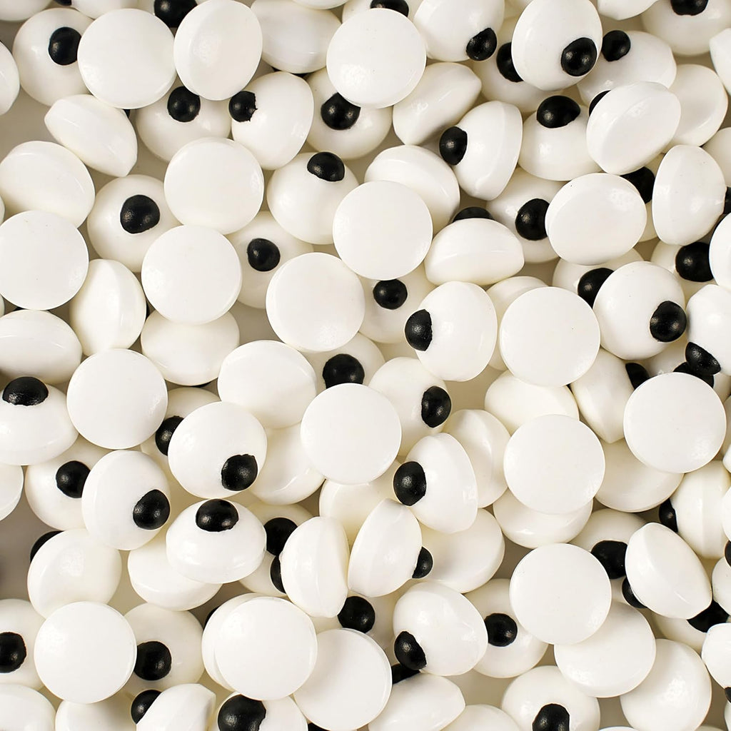 Kasvan Eyeballs Sugar Sprinkles - Edible Candy Eyeballs 85g/3 Oz, Halloween Sprinkles, Baking Cake Decorations, Ice Cream Toppings and Cookie Decorating, Wedding Party Chirstmas Supplies