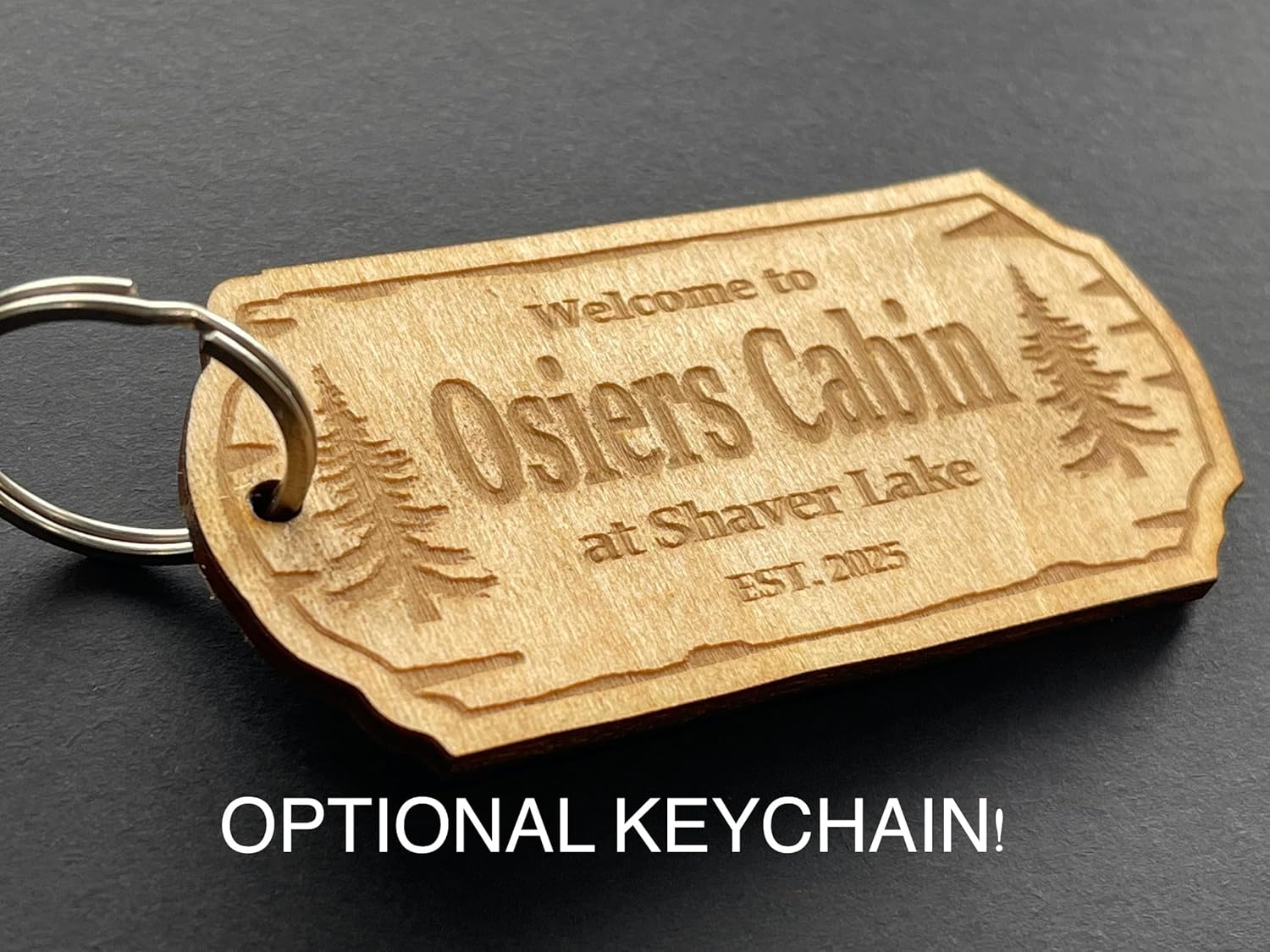 Personalized Cabin Sign Outdoor Wood Sign Welcome Sign Rustic Decor Custom Wood Sign