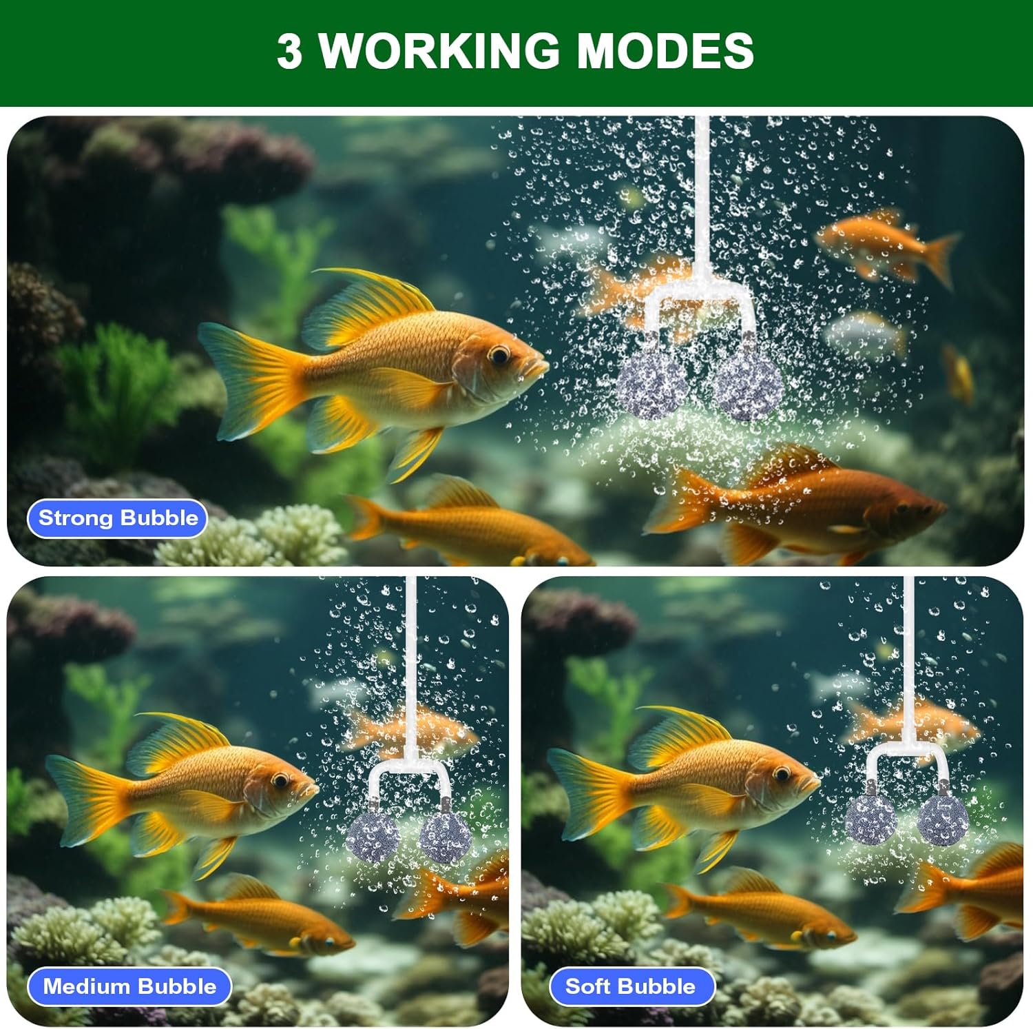 Upgraded Digital Display Solar Pond Aerator, 3 Working Modes(Low/Med/High) Solar Aerator for Outdoor Ponds with Timing Function, Solar Air Pump with Bubble Regulator for Small Ponds, Fish Tanks