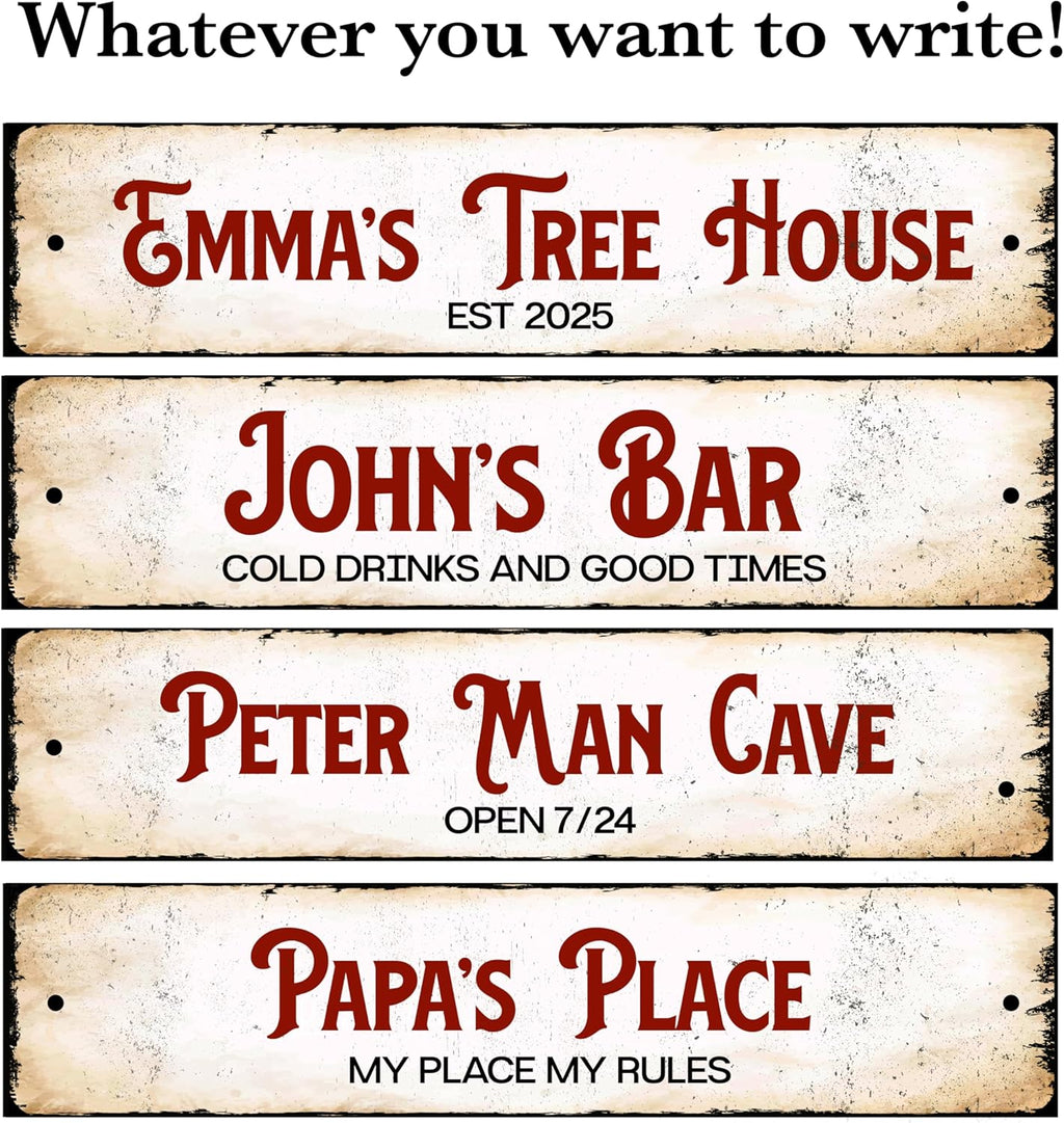 Custom Wooden Wall Sign, Personalized Rustic Wall Plaque, General Use Indoor Decor, Office, Room, Coffee Corner, Shed, Hallway Nameplate, Custom Sign with Any Text