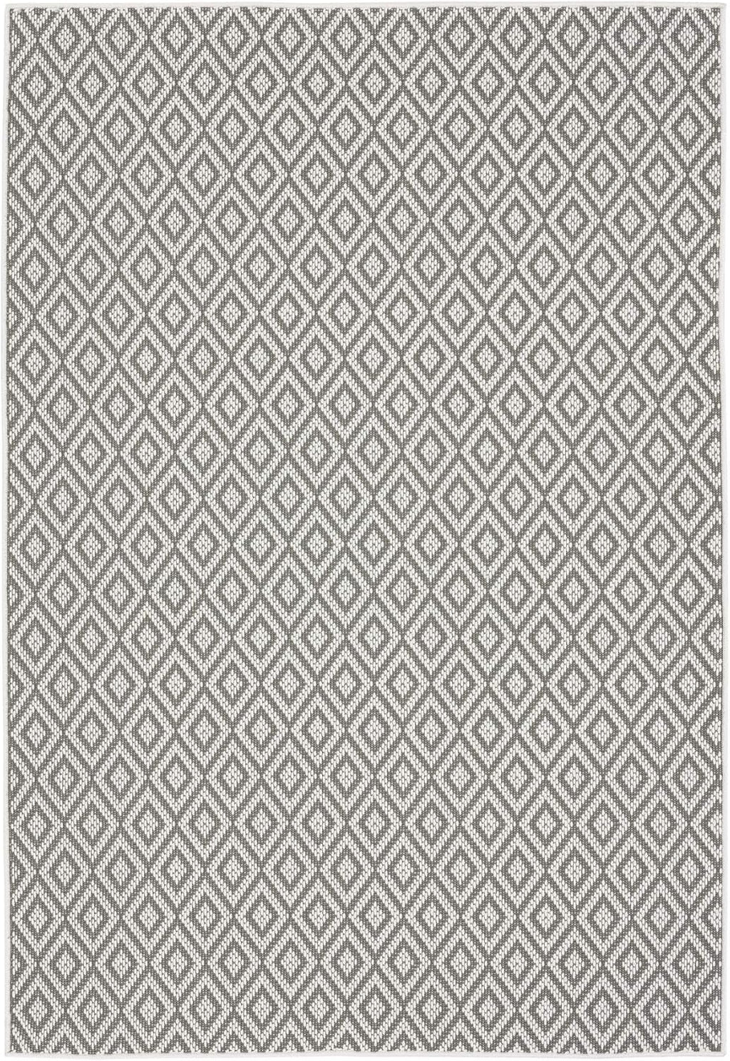 Home Dynamix Tripoli Lydia Geometric Area Rug, Gray/Cream, 6'6"x9'6" Rectangle