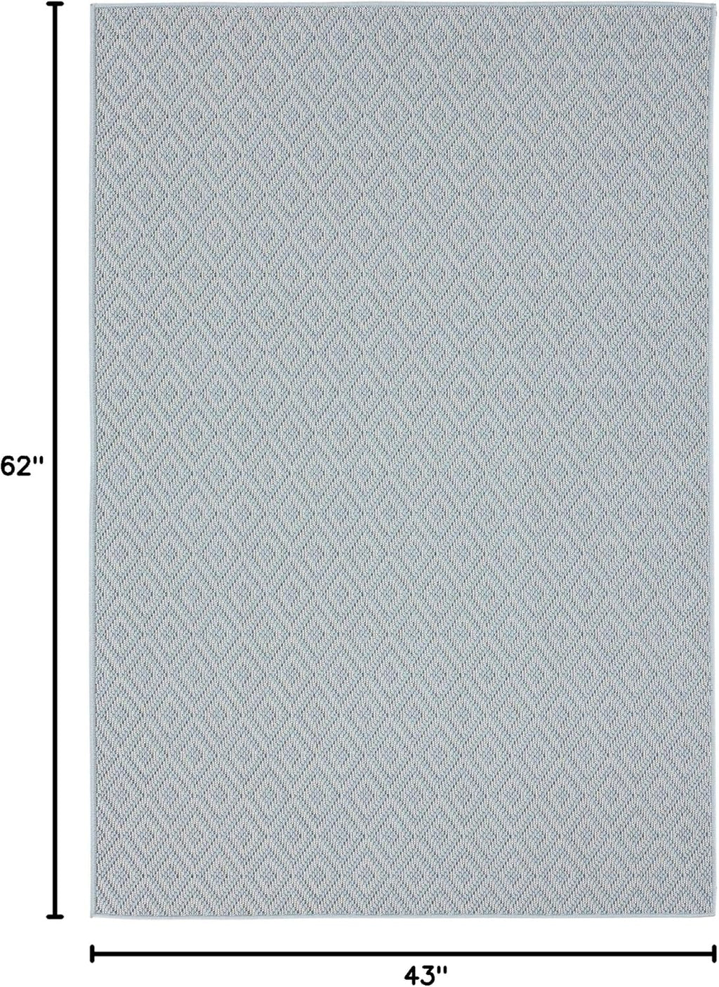 Home Dynamix Tripoli Lydia Modern Indoor/Outdoor Area Rug, Blue/Cream, 3'7"x5'2" Rectangle