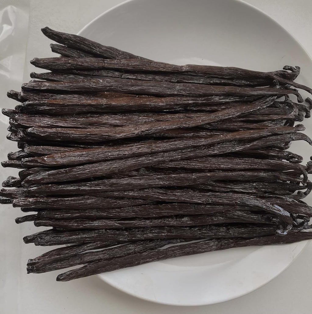 15 Organic Grade A Madagascar Vanilla Beans for Extract and Baking by FITNCLEAN VANILLA| Certified USDA Organic. 6"-7.5" Bulk Bourbon Fresh NON-GMO Whole Gourmet Pods