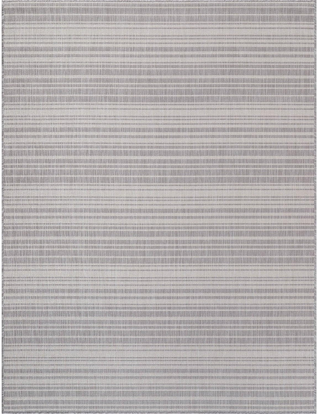 Stripe Outdoor Rug 5x7 Washable Outside Carpet for Indoor Patio Porch Waterproof Easy Cleaning Non Shedding Area Rugs Gray 5 x 7