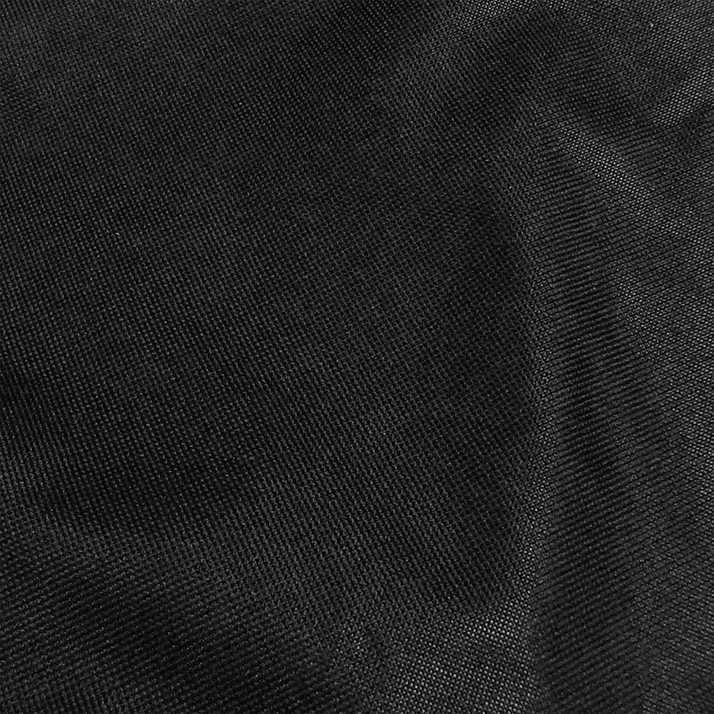 Sunnydaze Round Outdoor Fire Pit Cover - Heavy-Duty 300D Polyester and PVC with Drawstring Closure - Black - 40-Inch