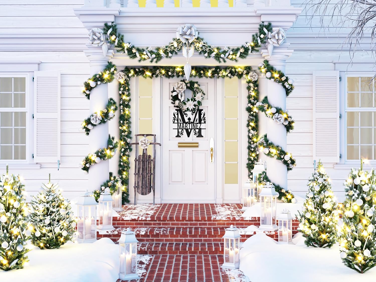 RealSteel, Metal Name Sign, Custom Metal Signs, Metal Wall Art, Split Letter Monogram, Metal Wall Decor, Last Name Sign, Family Name Sign, Personalized Wedding Gift, Garden Decor