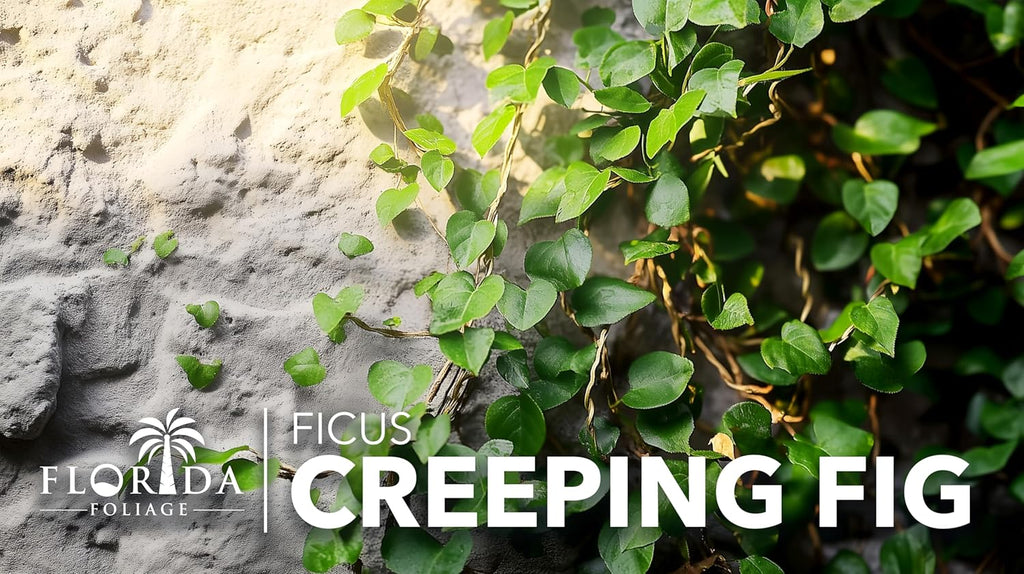 Creeping Fig Vine | 60 Live Plants | Ficus Pumila | Fast-Growing Ground Cover | Evergreen Climbing Vine for Walls & Trellises