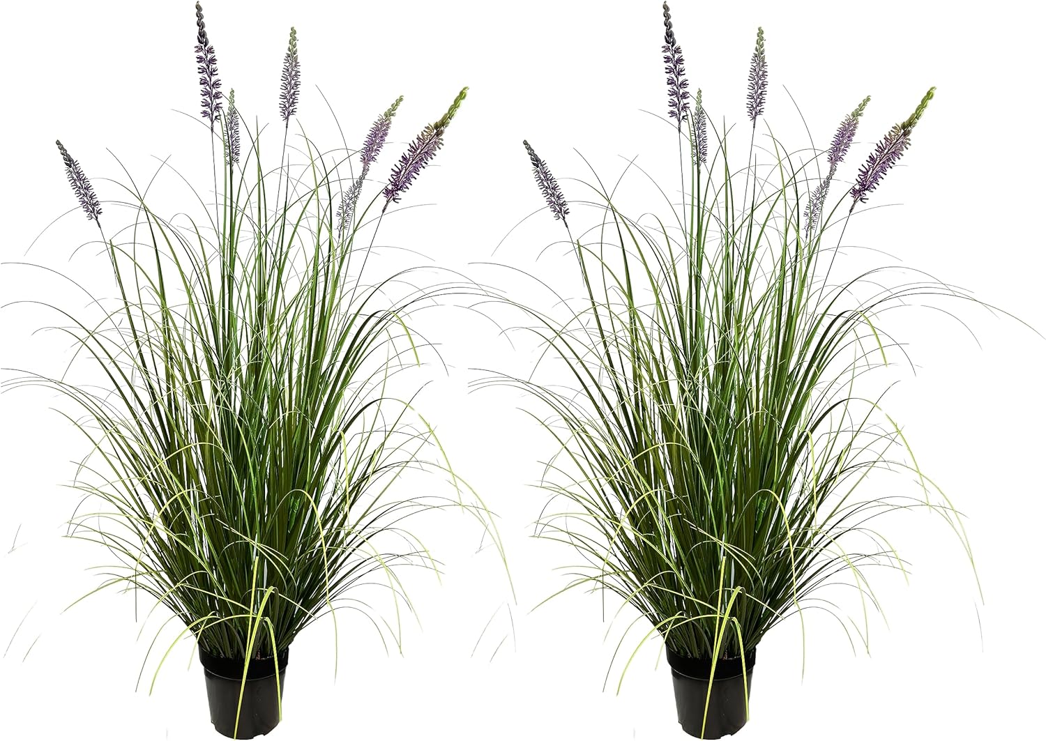 Artificial Plant 47in(2pack) Tall Artificial Lavender Plant,Faux Plants Indoor Home Decorative Artificial Plants & Flowers in Pot Fake Plant, House Plant Indoor