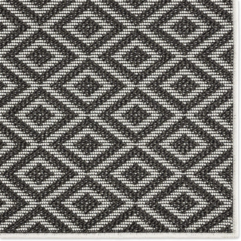 Home Dynamix Tripoli Lydia Indoor/Outdoor Area Rug 5'3"x7'3", Modern Dark Gray