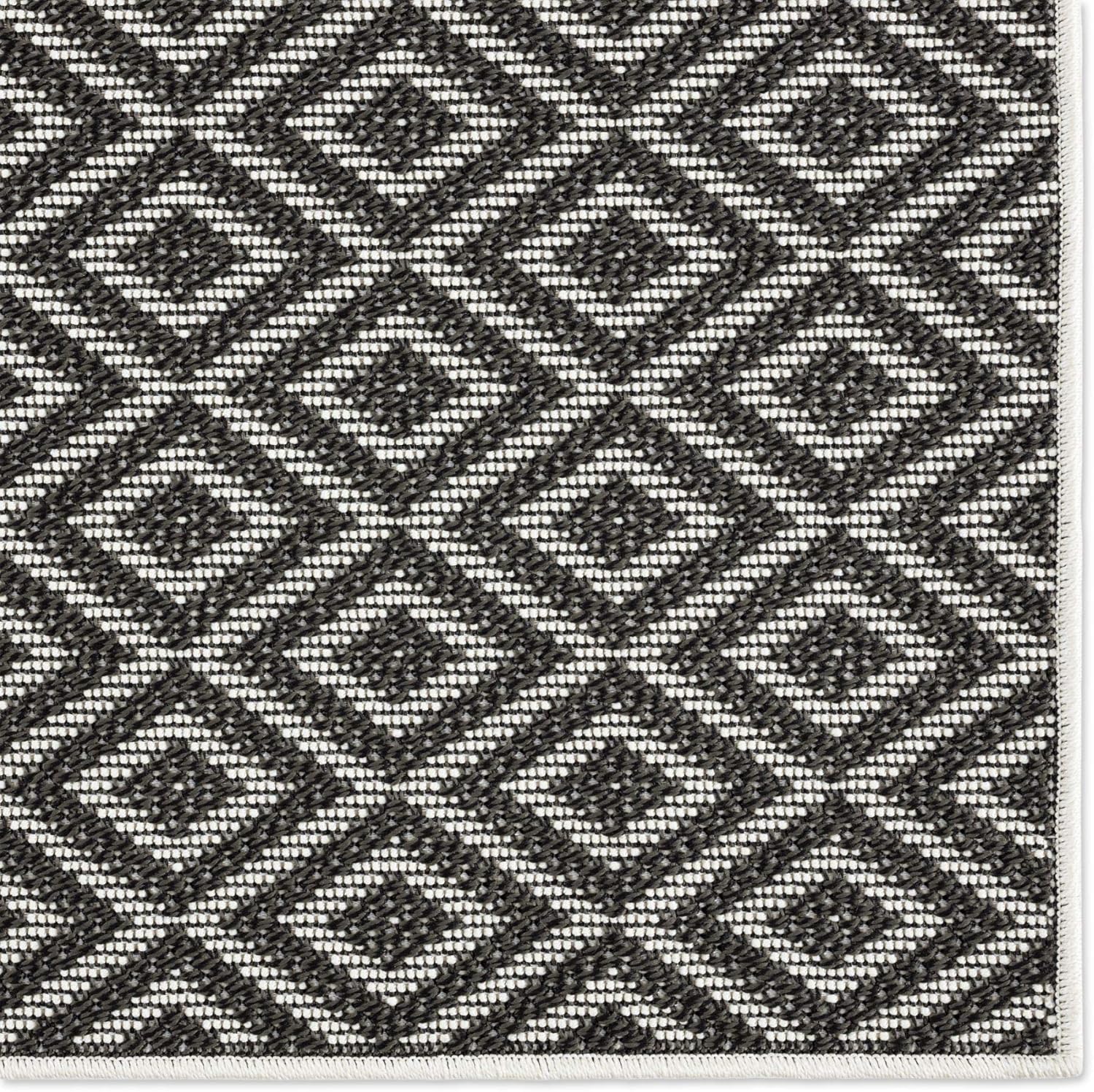 Home Dynamix Tripoli Lydia Geometric Area Rug, Charcoal/Cream, 6'6"x9'6" Rectangle