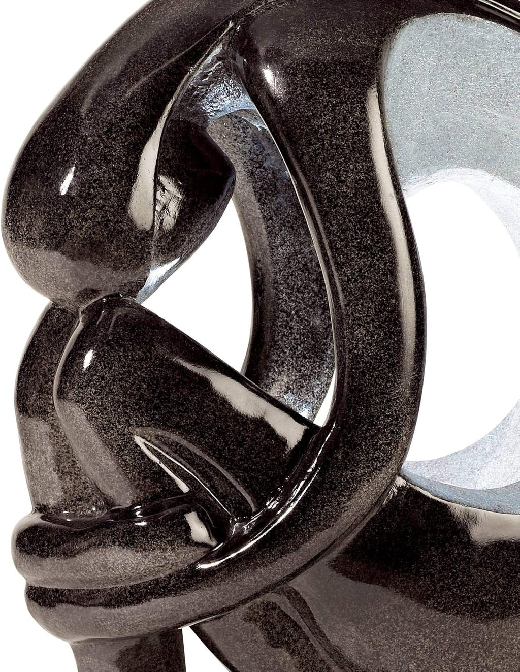 Graceful Form 43" High Large Modern Zen Indoor Outdoor Decor Resin Floor Fountain with Light LED Tall Standing Water Feature for Outside Garden Patio Yard Backyard Porch Deck - John Timberland