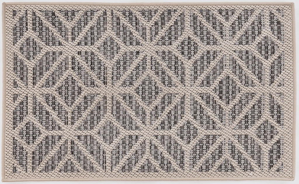 Rugshop Contemporary Geometric Indoor/Outdoor Area Rug 2' X 3' Blue