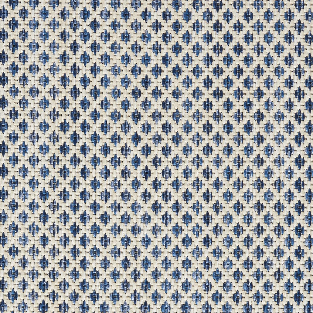 Nourison Home Courtyard 10' Runner Ivory Blue Fabric Modern Area Rug (10' Runner)