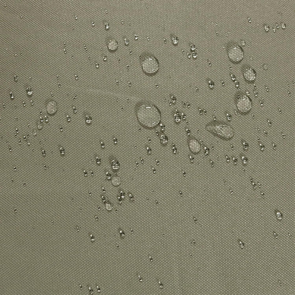 Sunnydaze Round Outdoor Fire Pit Cover - Heavy-Duty 300D Polyester and PVC with Drawstring Closure - Khaki - 40-Inch