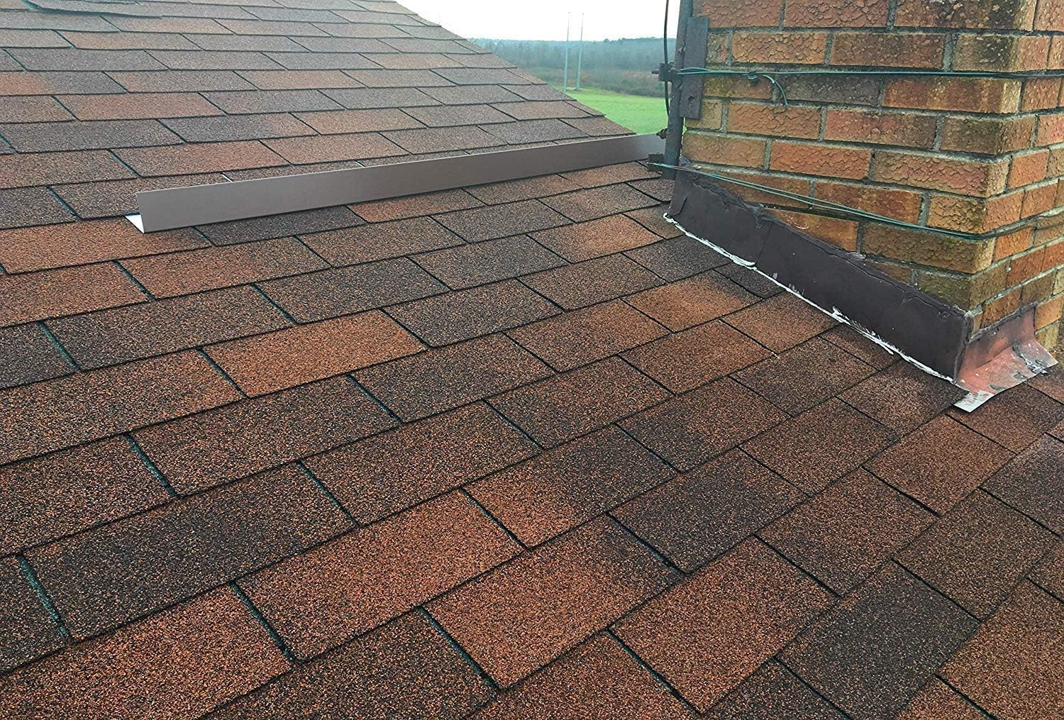 Eagle 1-26 Gauge 5 Foot Rain Diverter - Nails and Instructions Included (Mill Finish Aluminum, Copper, Galvanized, Stainless Steel & More) (3, Burgundy)