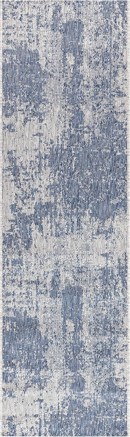 Keen Home Design Terrace Outdoor Runner Rug - 2x12 Washable Indoor/Outdoor Rug for Patio, Kitchen, Balcony, Beach, Garden, Deck and Porch, Size: 2'2"x11'10"