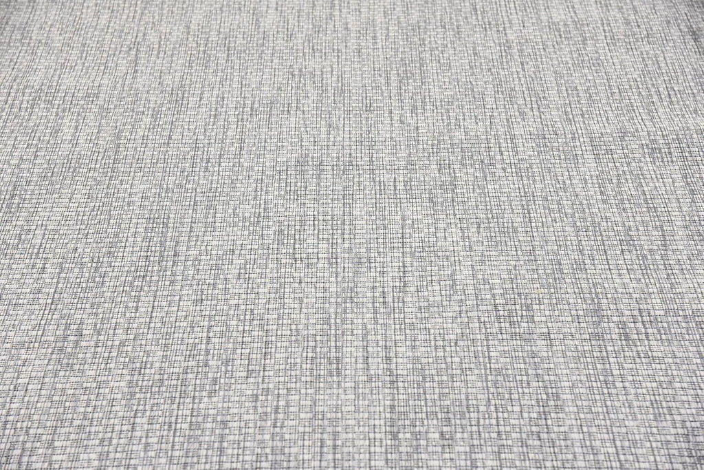 Unique Loom Collection Casual Transitional Solid Heathered Indoor/Outdoor Flatweave Area Rug (9' x 12' Rectangle, Light Gray/Ivory)