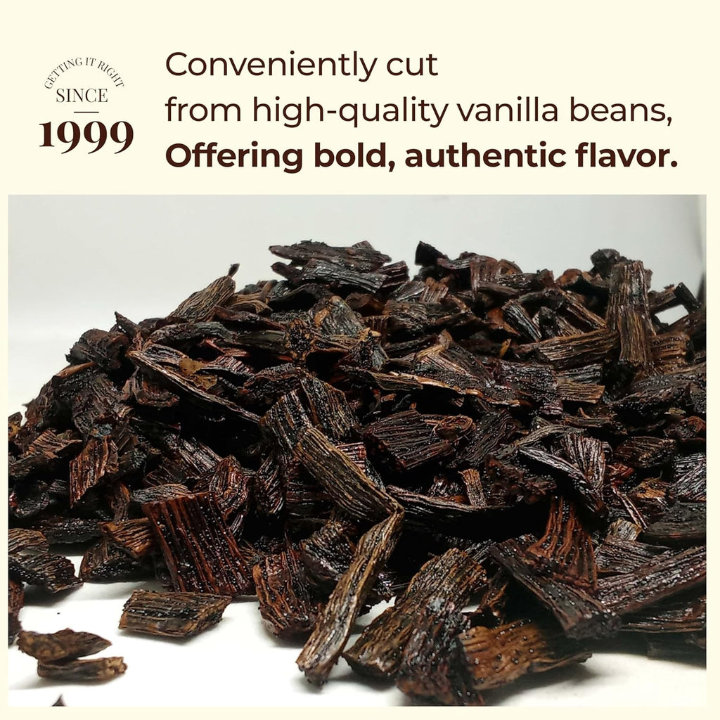 1 lb Vanilla Bean Splits, Cut From Whole Extract Grade B VanillaBeans For Making Vanilla Extract | Non-GMO. Perfect For Homemade Extract, Baking, VanillaPowder, & Icecream. by NYVanilla