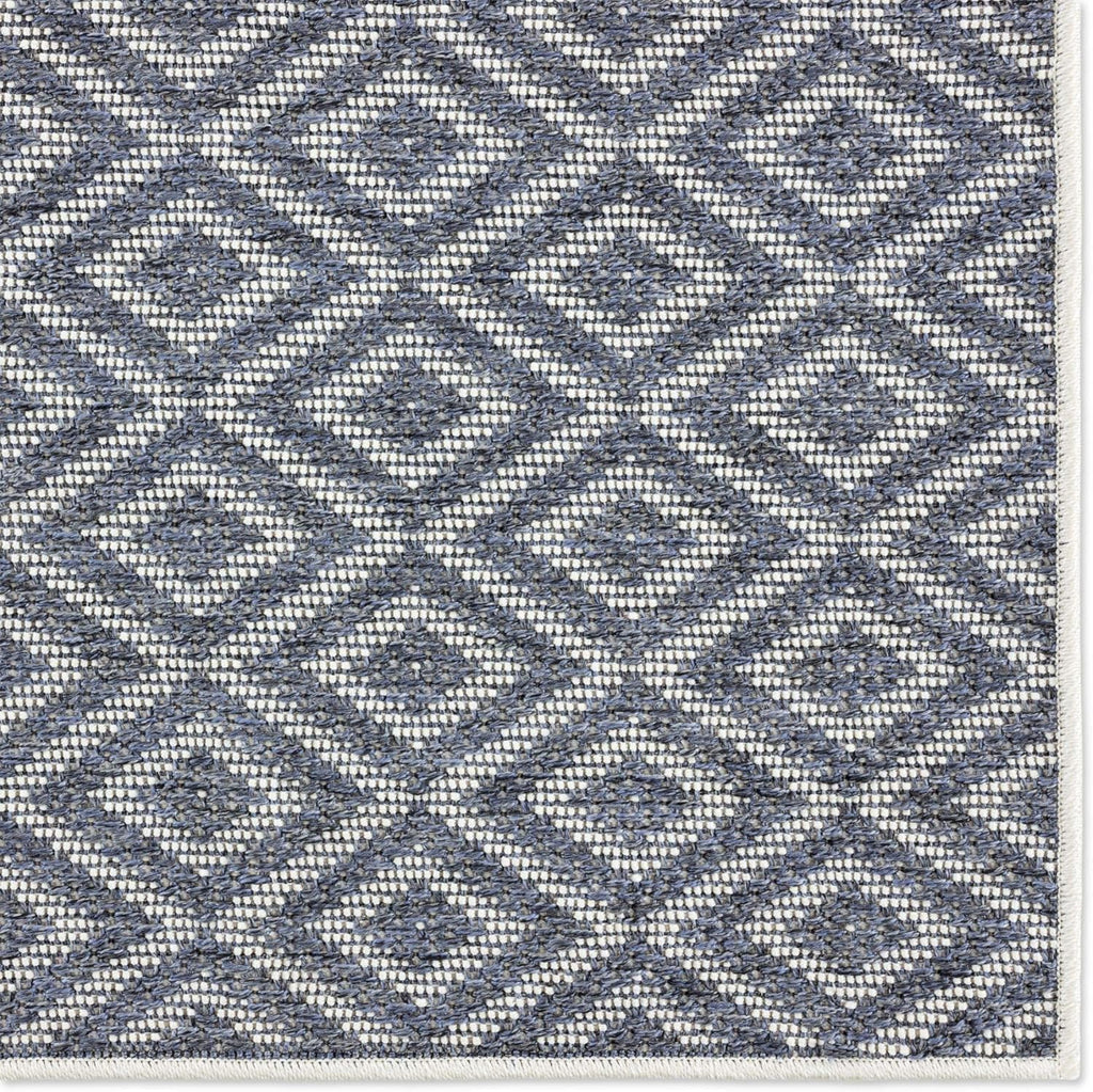 Home Dynamix Tripoli Lydia Modern Indoor/Outdoor Area Rug, Denim/Cream, 3'7"x5'2" Rectangle