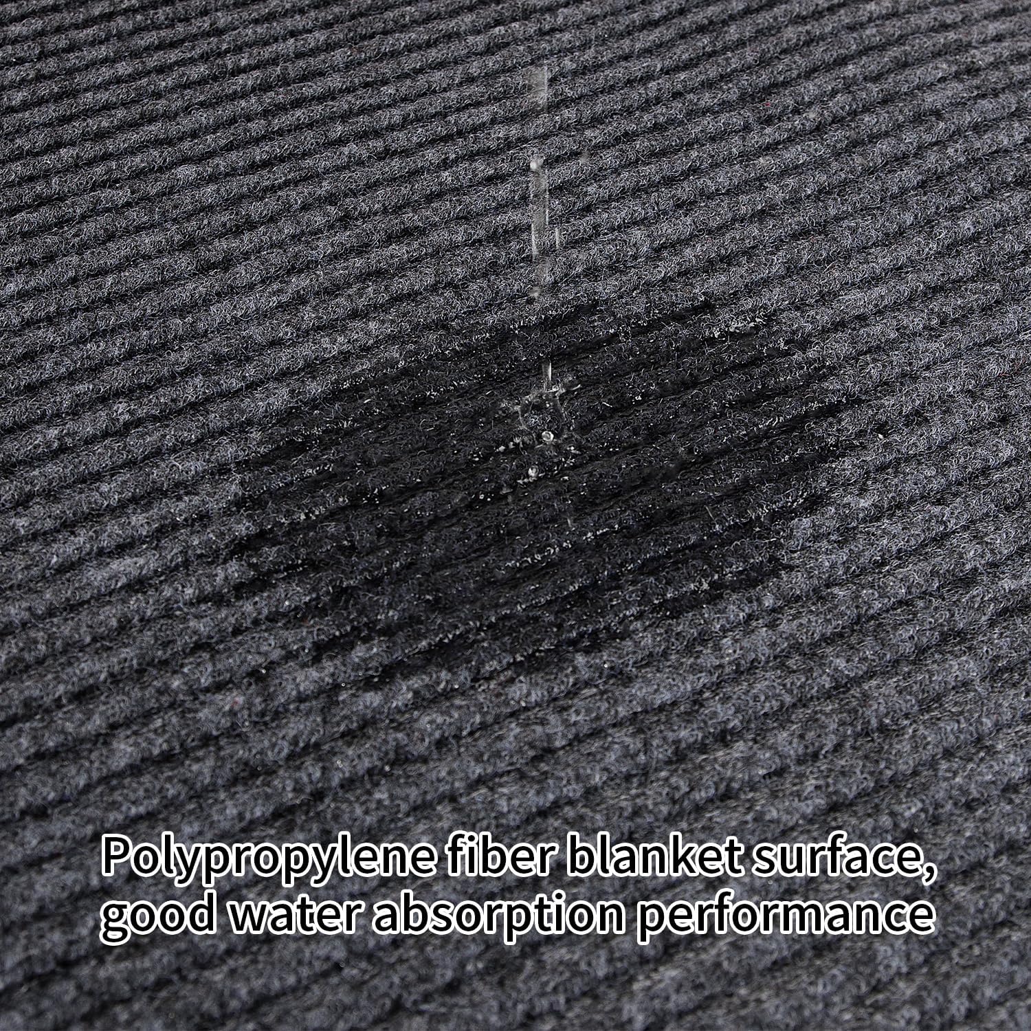 TANYOYO 3' X 10' Commercial Grade Door Floor Mat Brush Step Entrance Mat Vinyl Backed Utility Doormat Heavy Duty Floor Rugs Commercial Outdoor Carpet Indoor Entrance Mat